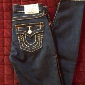 True religion skinny jeans size 25